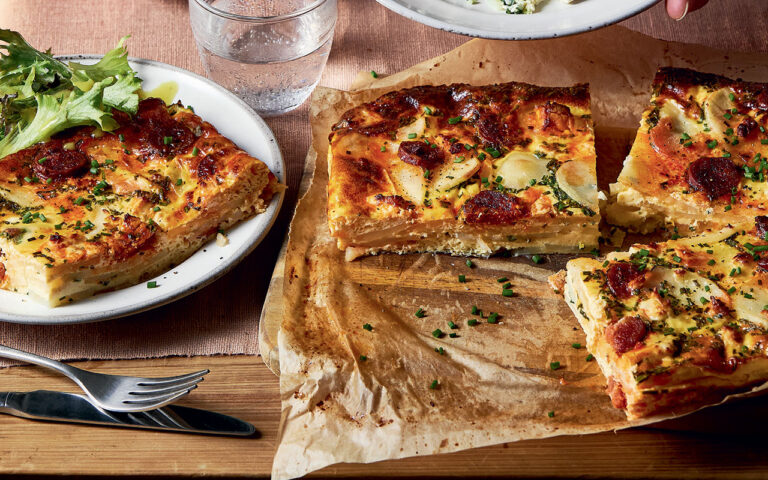 Lindsay Wilson Chorizo and Potato Bake